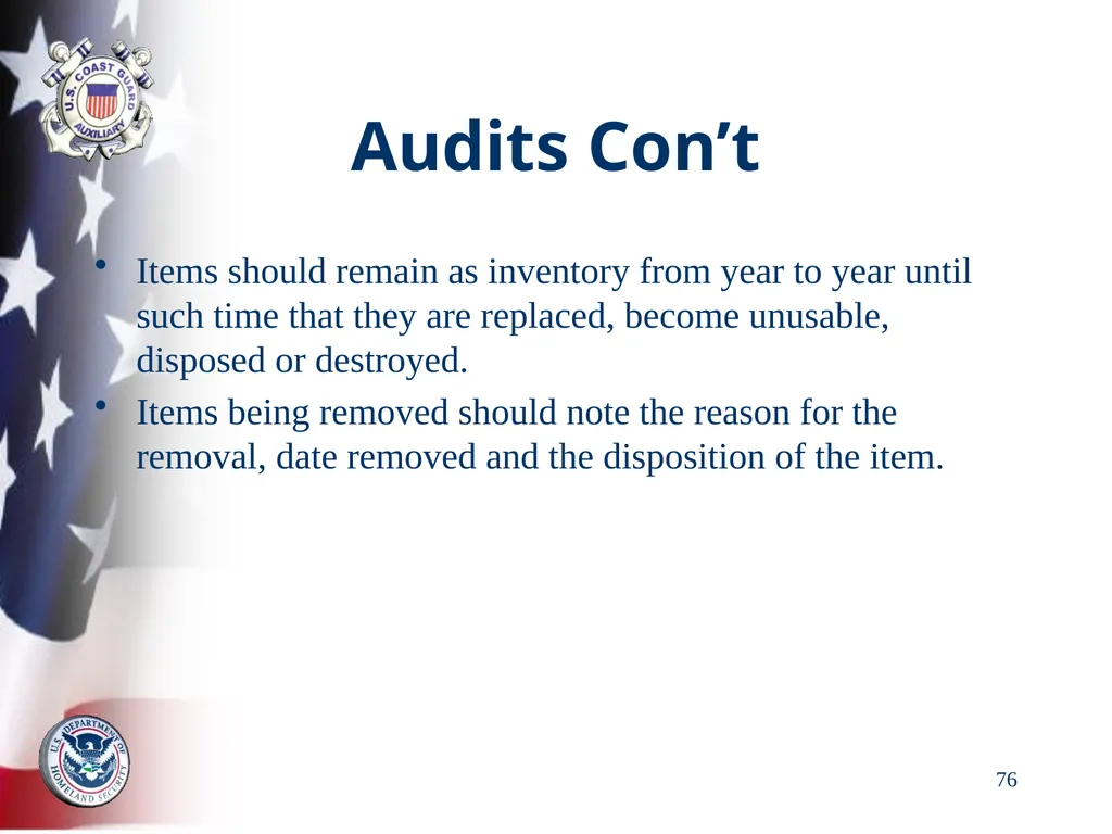 AUXILIARY FINANCIAL CONTROLS 2023 FALL DTRAIN 23 - slide 76 of 88