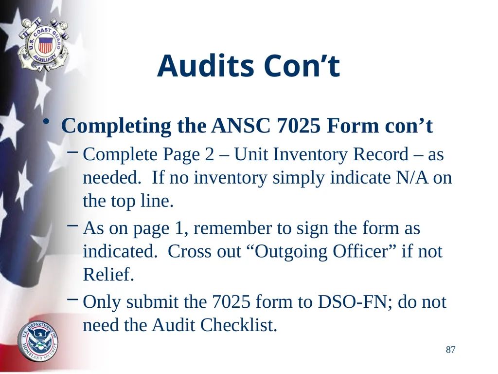 AUXILIARY FINANCIAL CONTROLS 2023 FALL DTRAIN 23 - slide 87 of 88