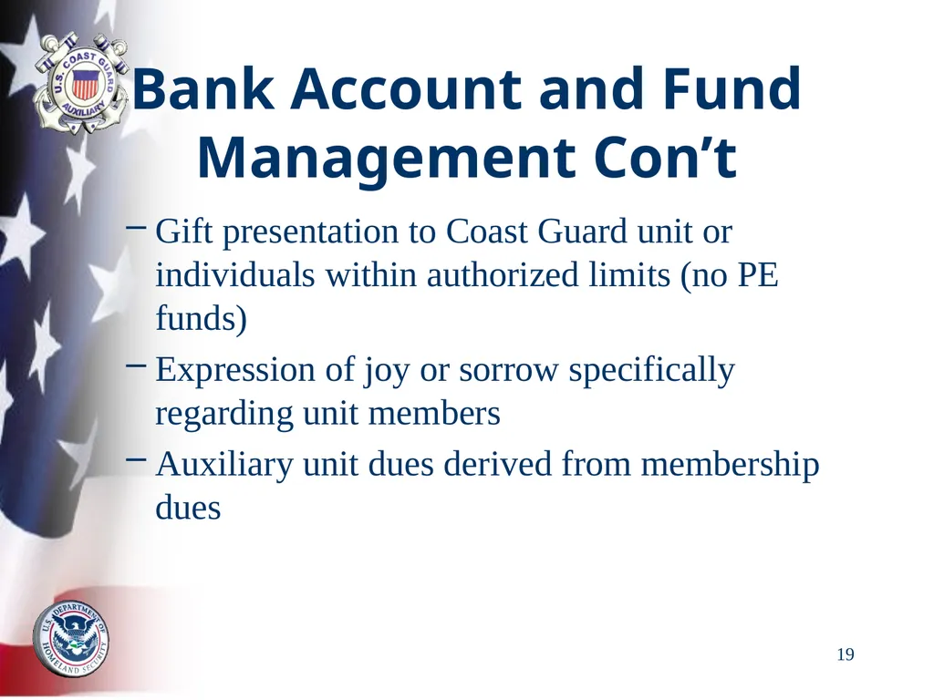 AUXILIARY FINANCIAL CONTROLS 2023 FALL DTRAIN 23 - slide 19 of 88