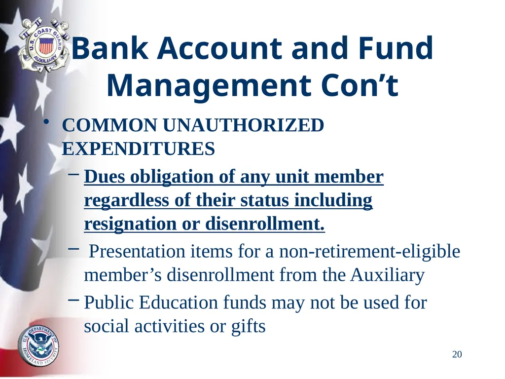 AUXILIARY FINANCIAL CONTROLS 2023 FALL DTRAIN 23 - slide 20 of 88