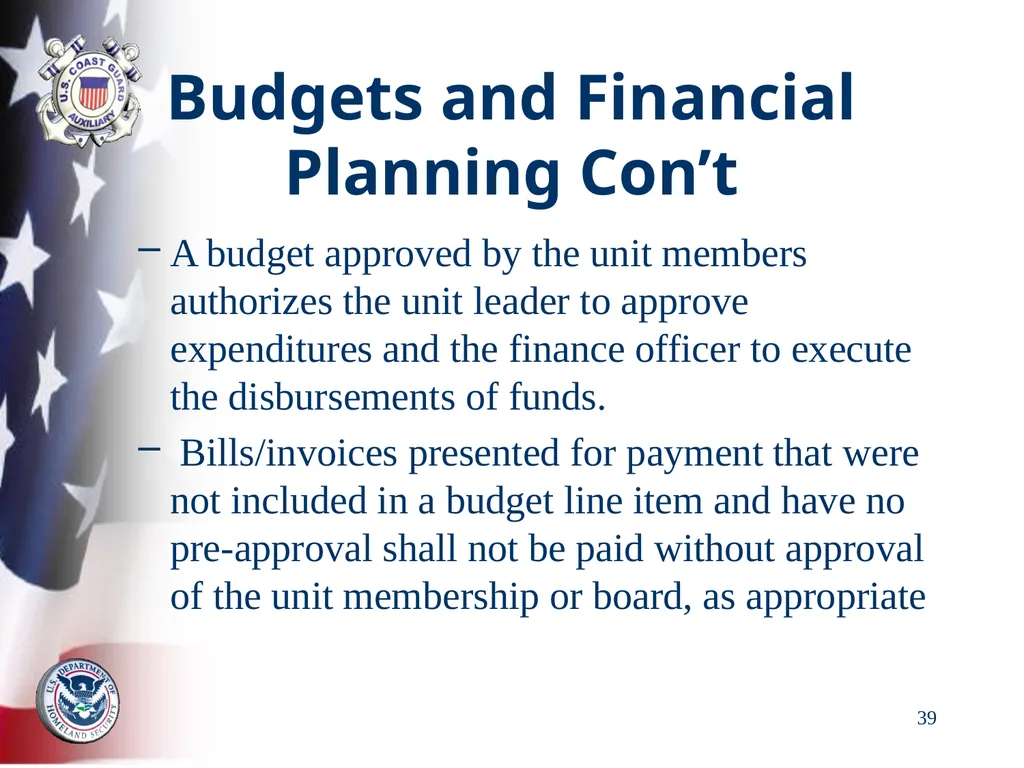AUXILIARY FINANCIAL CONTROLS 2023 FALL DTRAIN 23 - slide 39 of 88