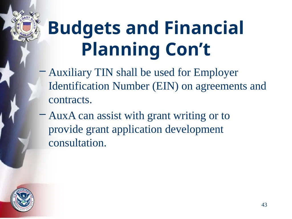 AUXILIARY FINANCIAL CONTROLS 2023 FALL DTRAIN 23 - slide 43 of 88