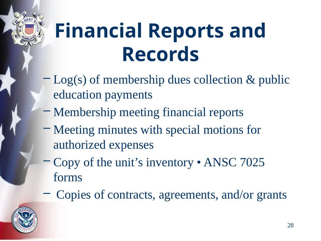 AUXILIARY FINANCIAL CONTROLS 2023 FALL DTRAIN 23 - slide 28 of 88