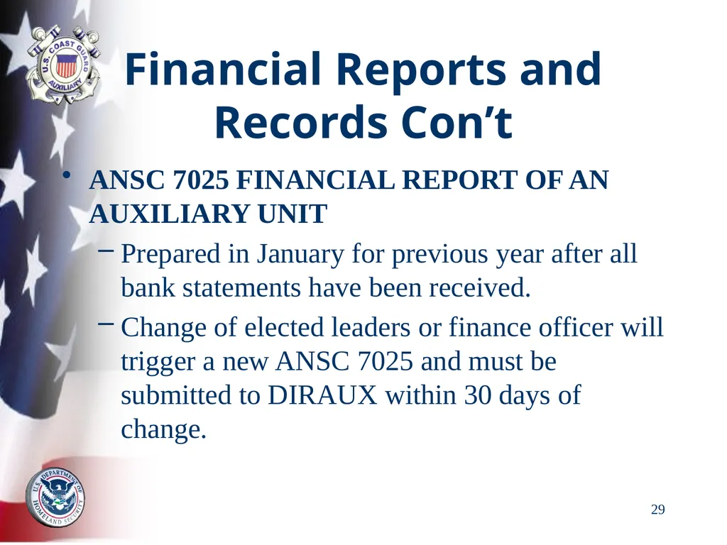 AUXILIARY FINANCIAL CONTROLS 2023 FALL DTRAIN 23 - slide 29 of 88