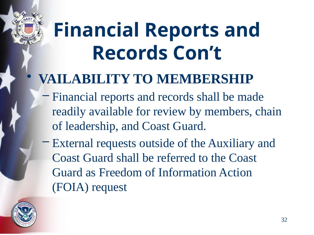 AUXILIARY FINANCIAL CONTROLS 2023 FALL DTRAIN 23 - slide 32 of 88