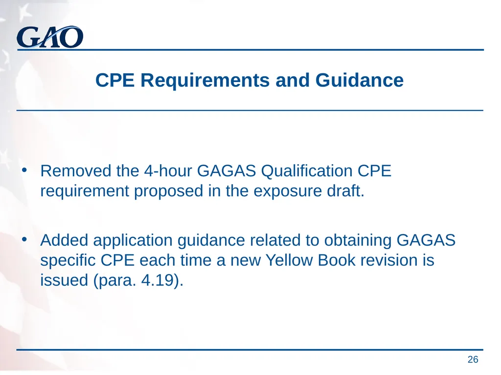 Update on the Developments in Government Auditing - slide 26 of 56