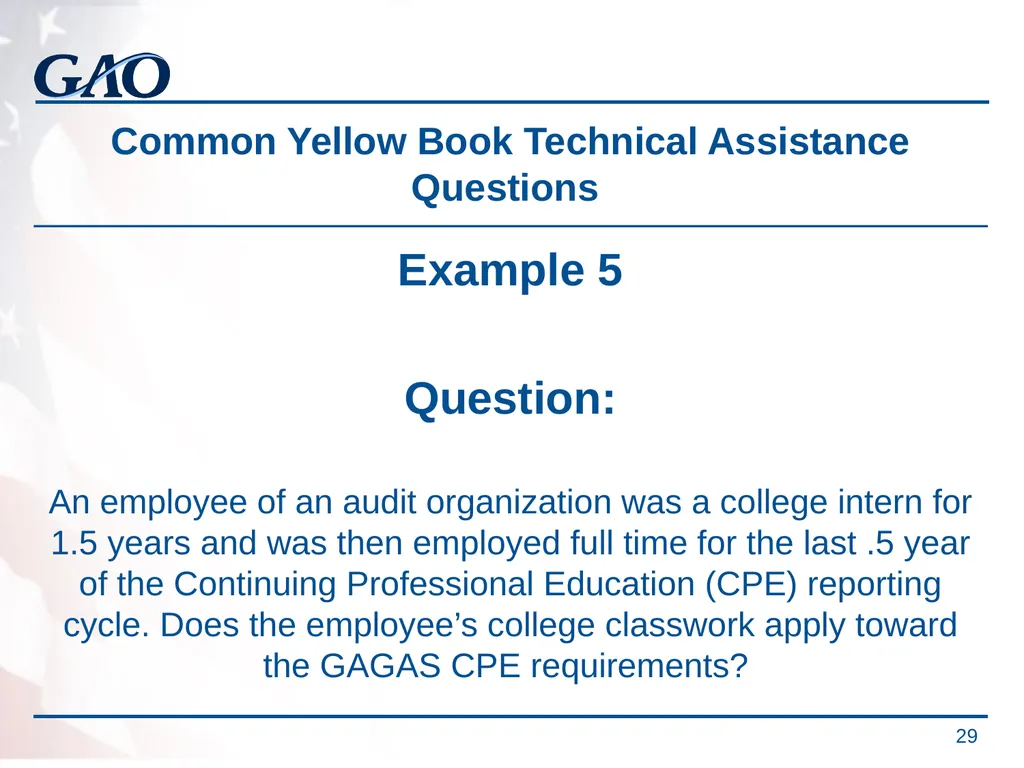 Update on the Developments in Government Auditing - slide 29 of 56