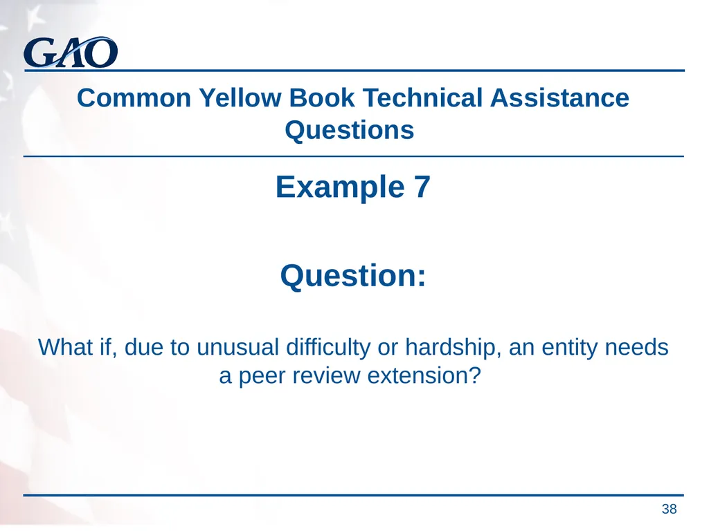 Update on the Developments in Government Auditing - slide 38 of 56