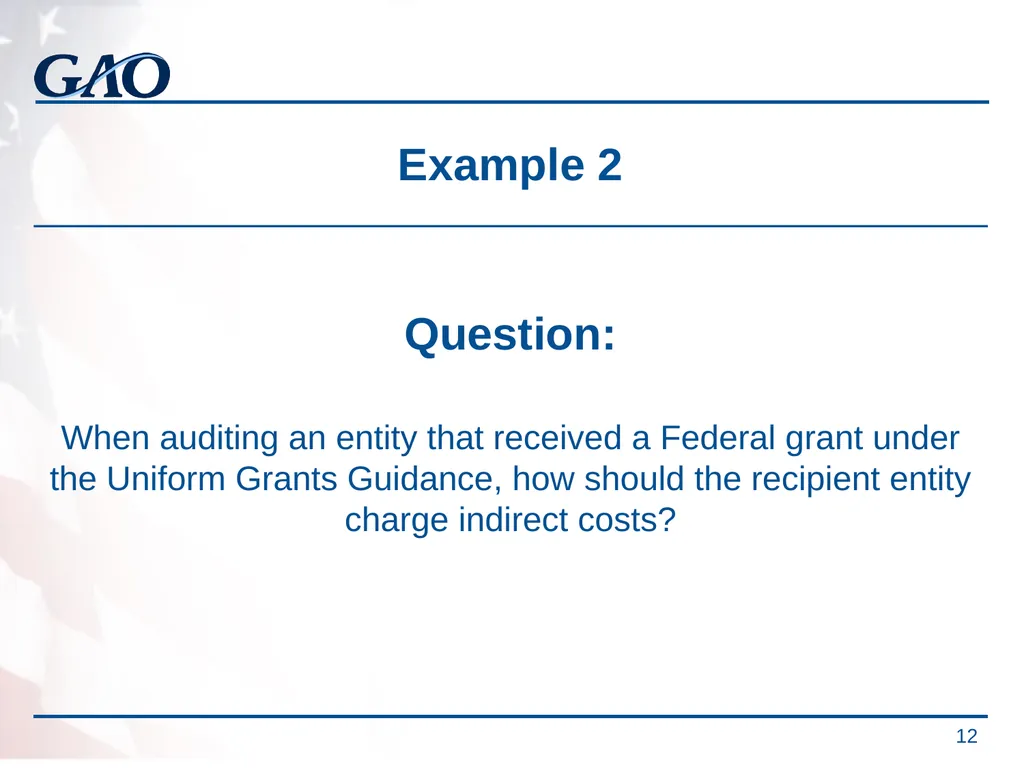 Update on the Developments in Government Auditing - slide 12 of 56