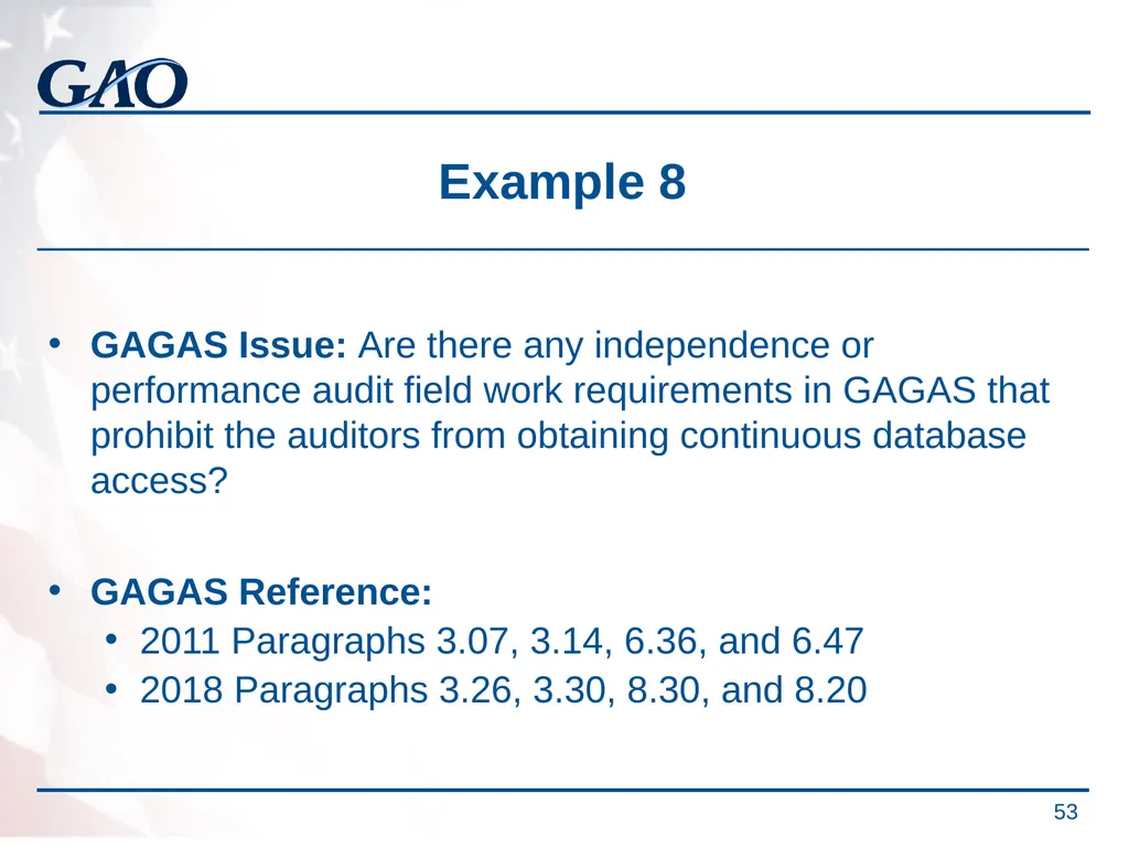 Update on the Developments in Government Auditing - slide 53 of 56
