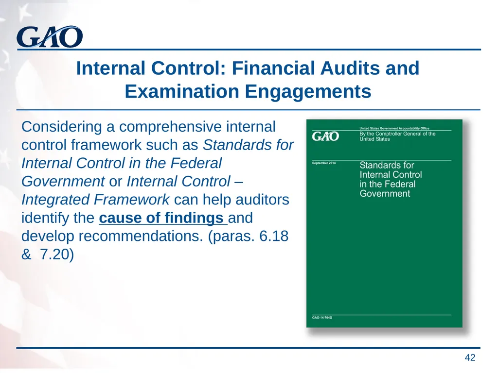 Update on the Developments in Government Auditing - slide 42 of 56