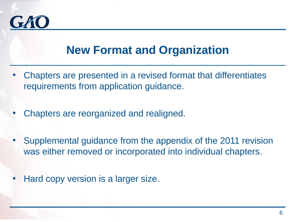 Update on the Developments in Government Auditing - slide 6 of 56