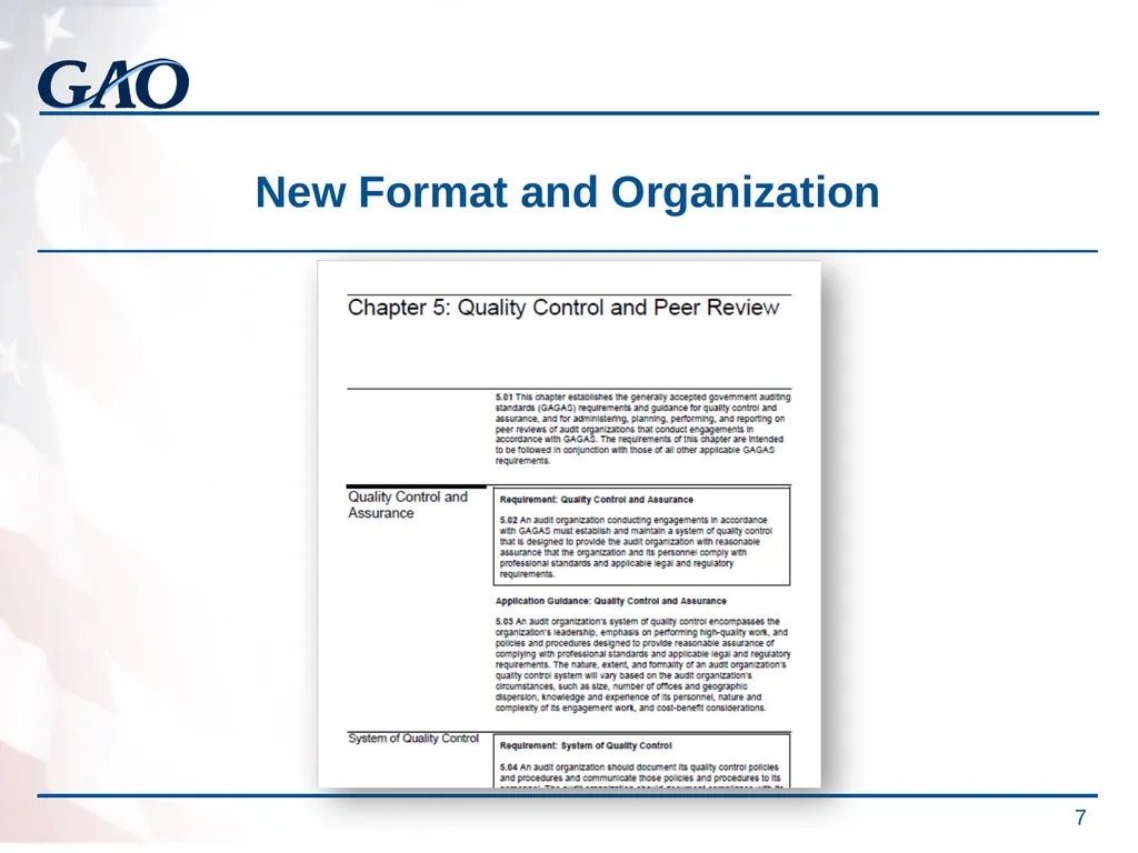 Update on the Developments in Government Auditing - slide 7 of 56