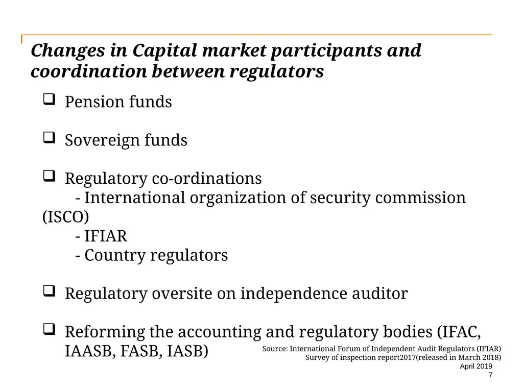Audit Quality Issues and Audit Quality Indicators - slide 7 of 55