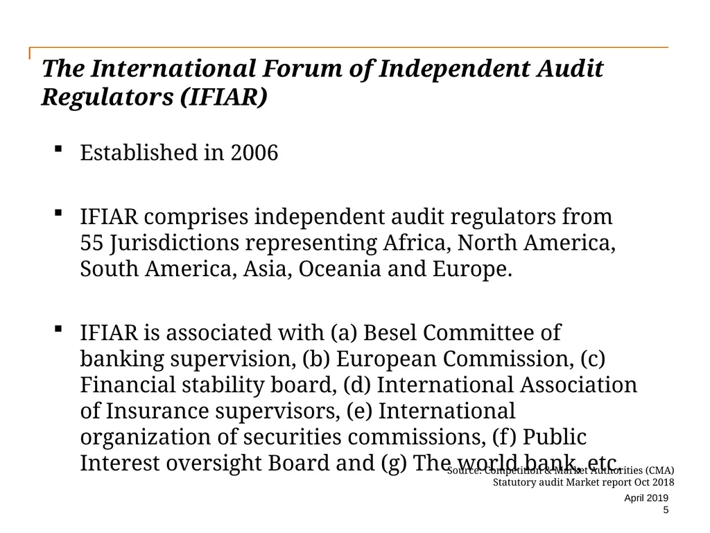Audit Quality Issues and Audit Quality Indicators - slide 5 of 55