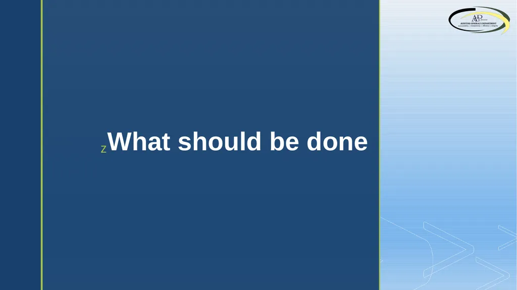 Auditor General’s Department Heart / NSTA’s Core - slide 10 of 12