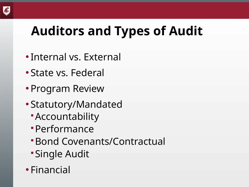 Audits and Internal Controls Presented by: Tami - slide 15 of 50