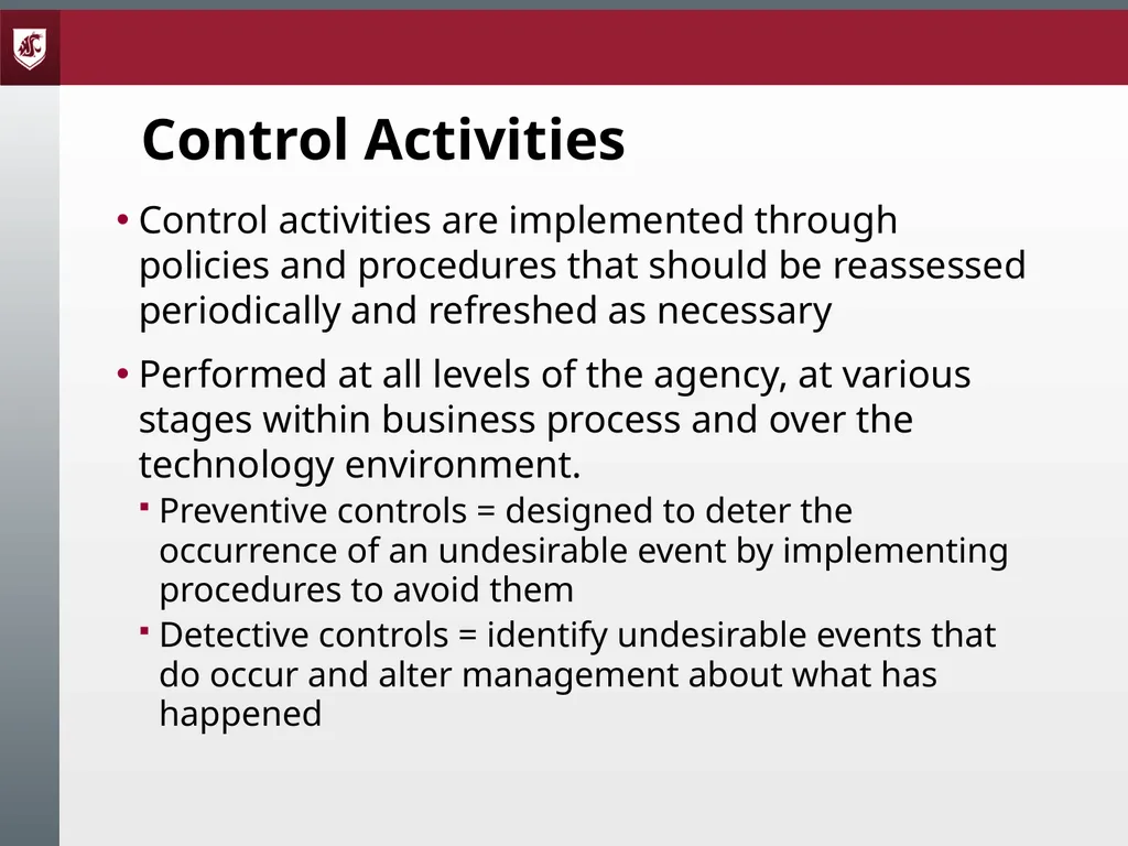 Audits and Internal Controls Presented by: Tami - slide 32 of 50