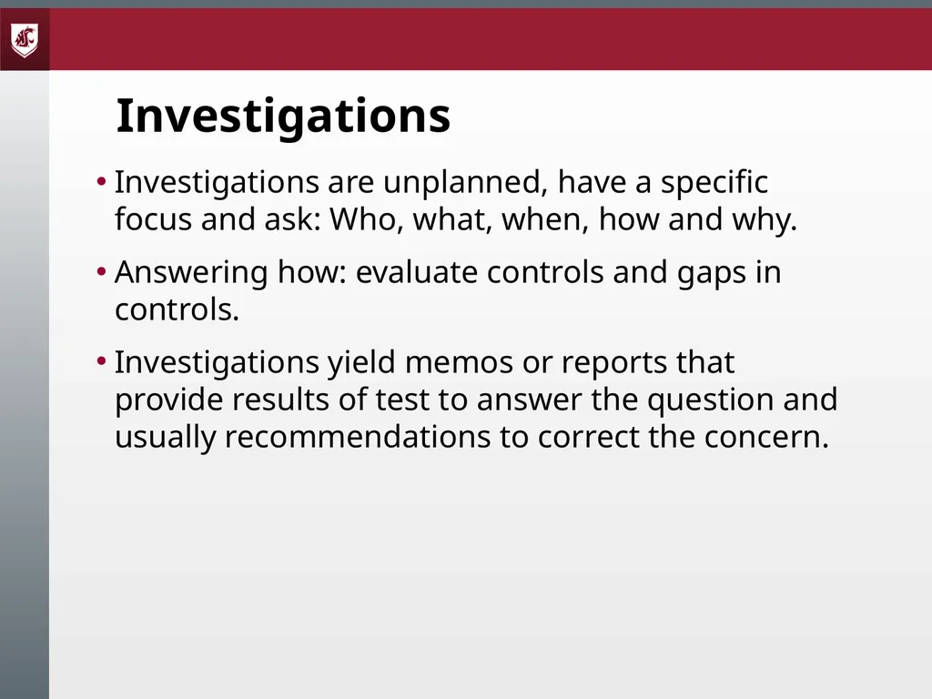 Audits and Internal Controls Presented by: Tami - slide 21 of 50