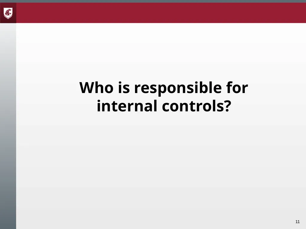 Audits and Internal Controls Presented by: Tami - slide 11 of 50