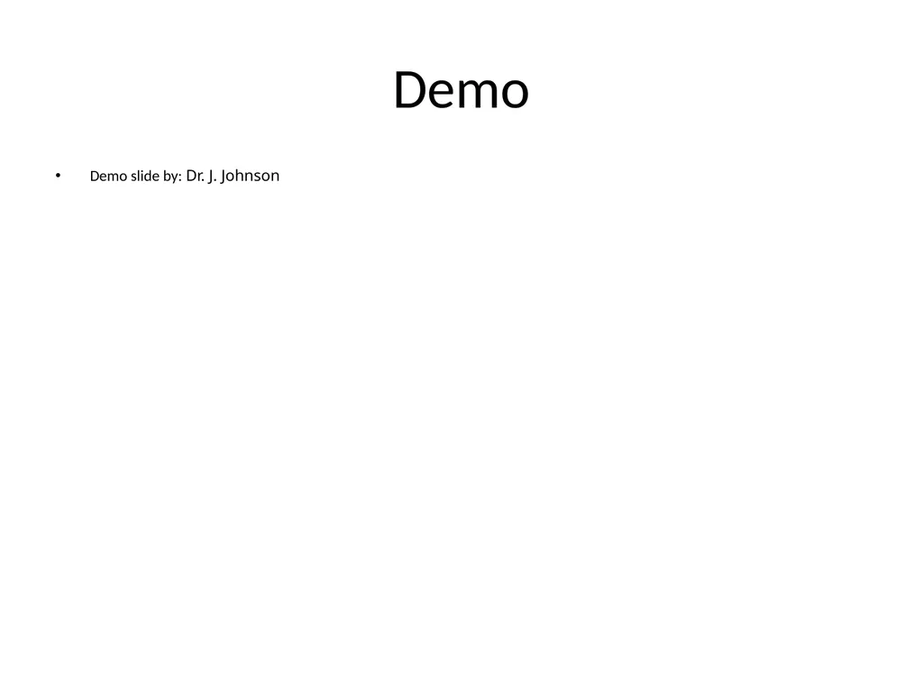B-Tree Insert and Delete Demo Demo Demo slide by: - slide 2 of 23