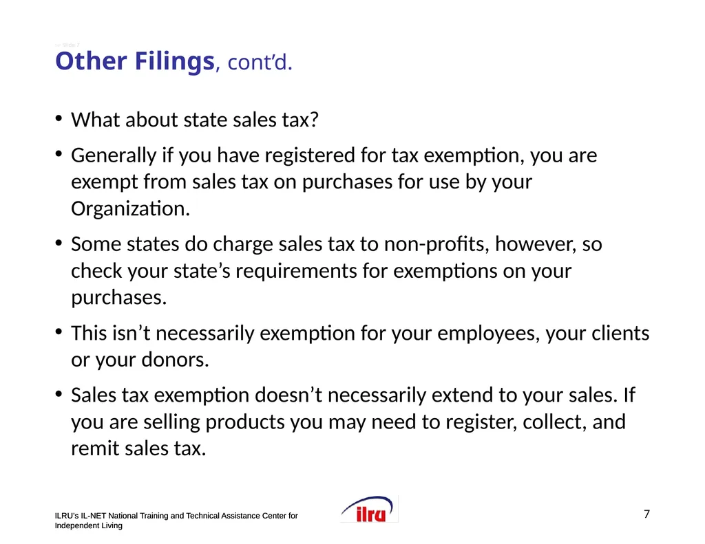 >>Slide 1 ILRU’s IL-NET National Training and - slide 7 of 19