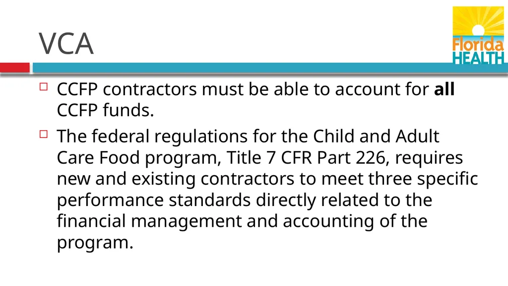 Sponsors of Day Care Homes and Unaffiliated - slide 17 of 32