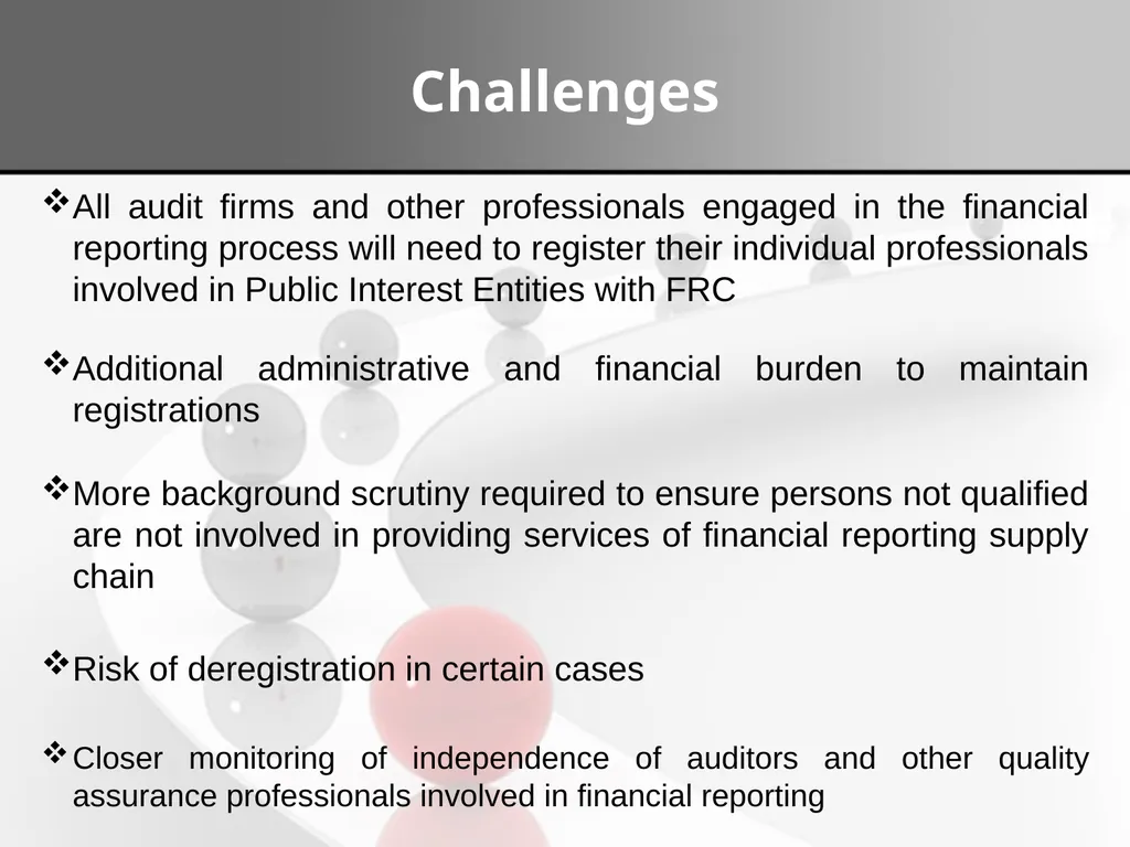 Understanding the FRC’s Audit Regulations 2020: - slide 37 of 41