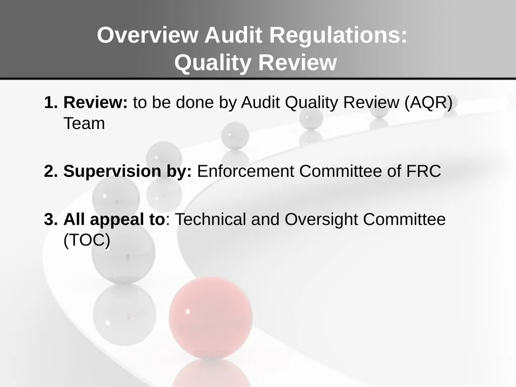 Understanding the FRC’s Audit Regulations 2020: - slide 34 of 41