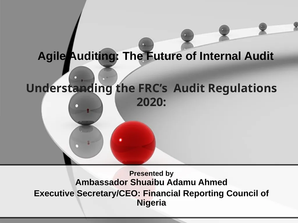 Understanding the FRC’s Audit Regulations 2020: - slide 1 of 41