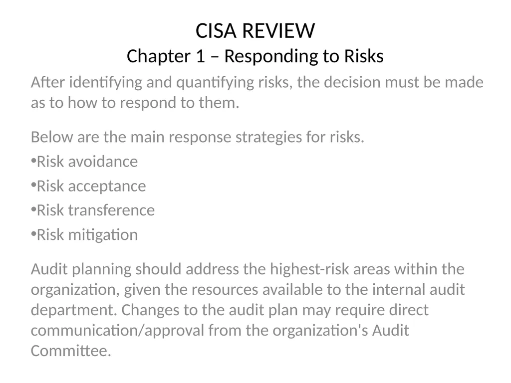 CISA REVIEW The material provided in this slide - slide 37 of 45