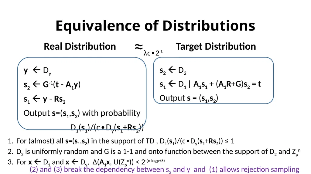 Simple Lattice Trapdoor Sampling from a Broad - slide 16 of 19