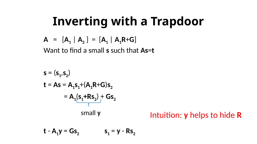 Simple Lattice Trapdoor Sampling from a Broad - slide 11 of 19