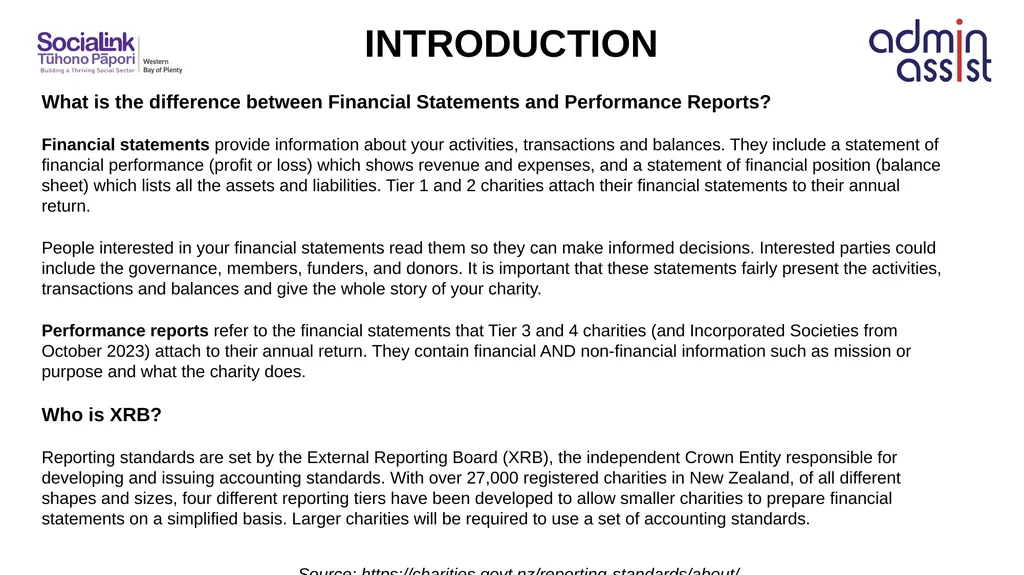 UNDERSTANDING FINANCES Annual Financial Statements - slide 2 of 28