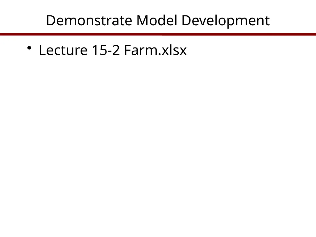 Lecture 15-2 Building Financial Models Material - slide 15 of 15