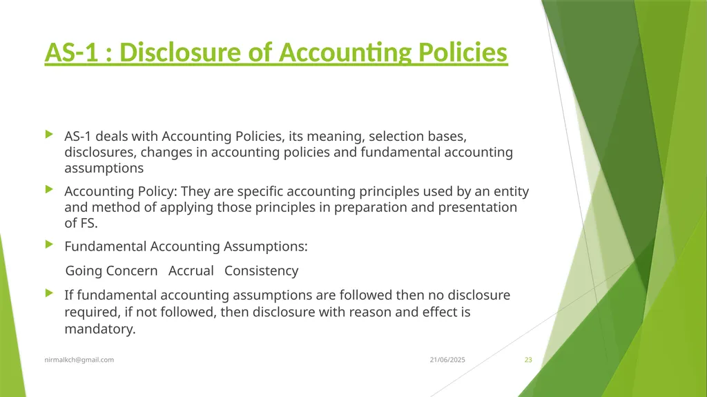 Financial Reporting Standards and Transparency - slide 23 of 28