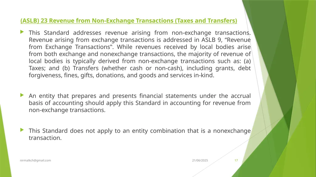 Financial Reporting Standards and Transparency - slide 17 of 28