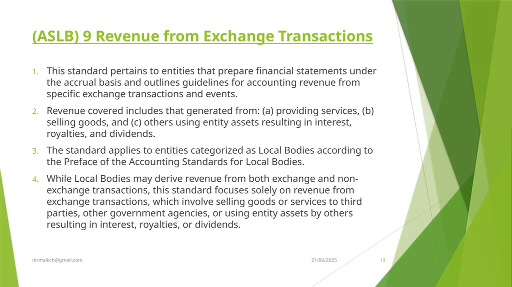 Financial Reporting Standards and Transparency - slide 13 of 28