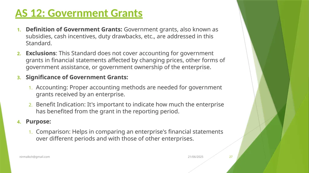Financial Reporting Standards and Transparency - slide 27 of 28