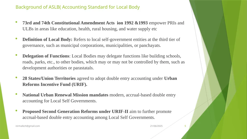 Financial Reporting Standards and Transparency - slide 5 of 28