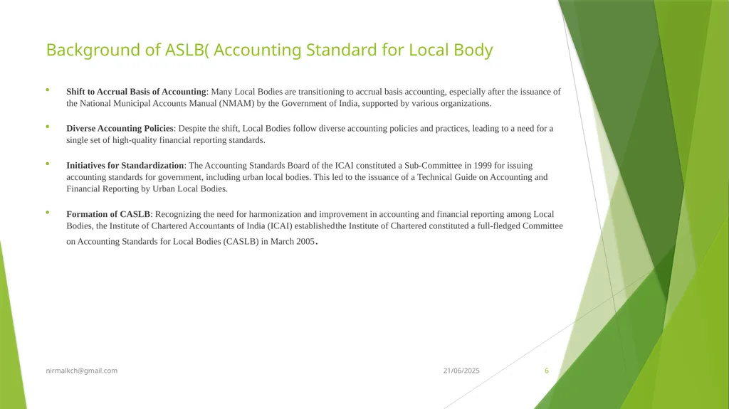Financial Reporting Standards and Transparency - slide 6 of 28