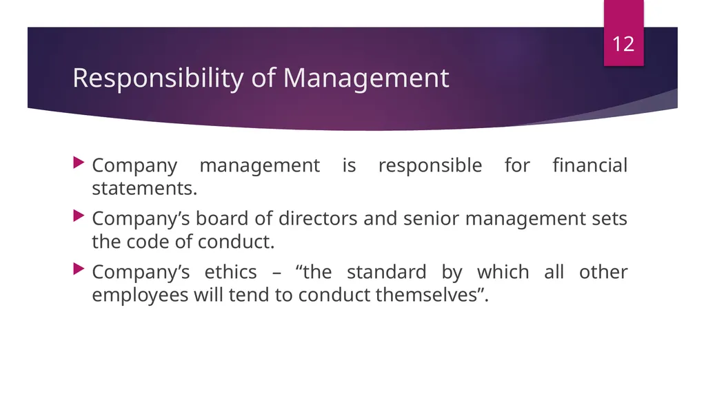 FRAUDS IN FINANCIAL STATEMENT Damania & Varaiya - slide 12 of 33
