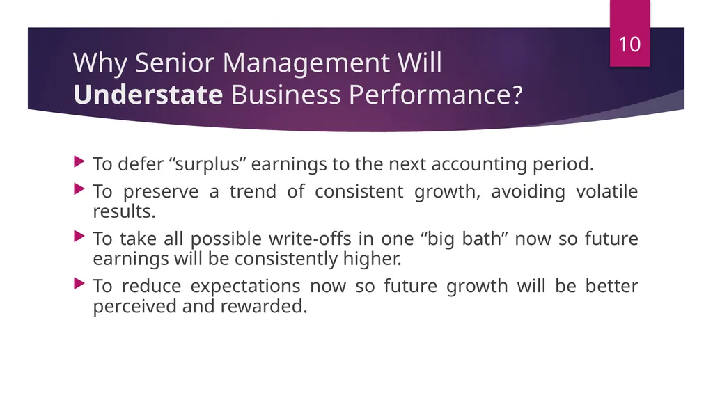 FRAUDS IN FINANCIAL STATEMENT Damania & Varaiya - slide 10 of 33