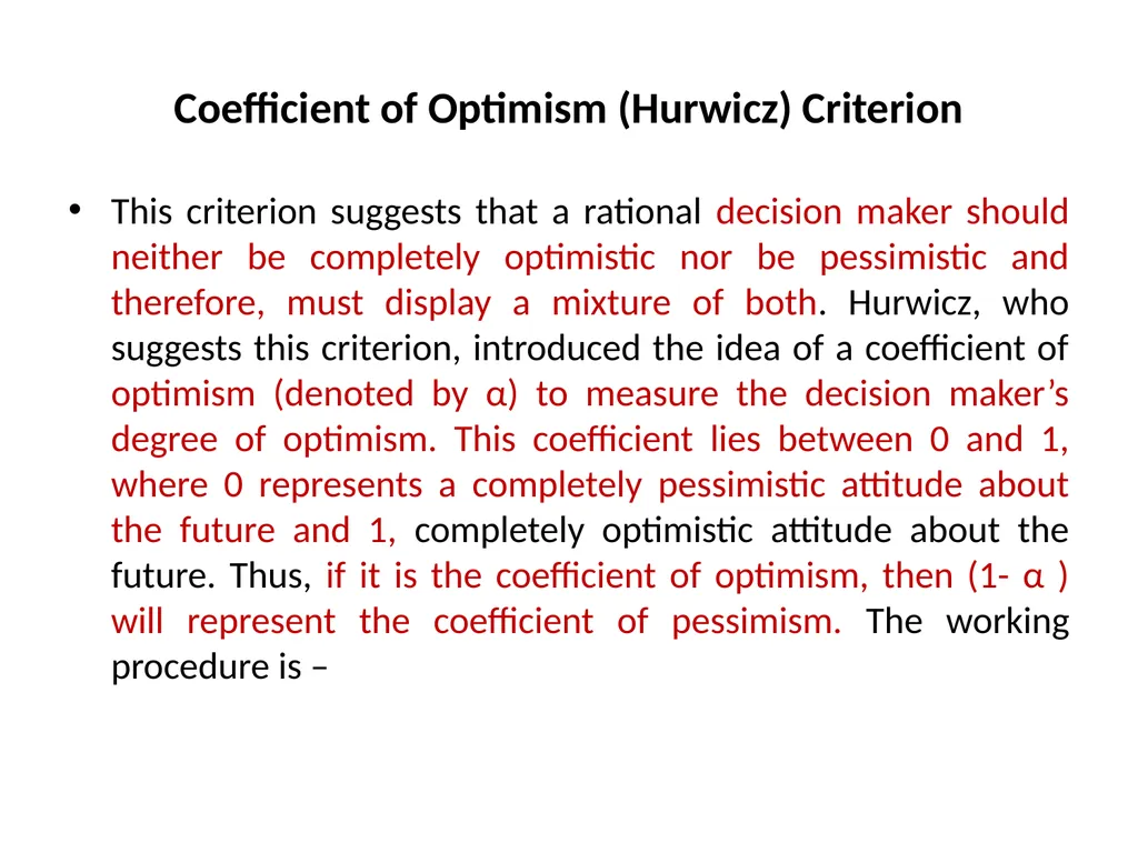 UNIT IV Decision Making by: Dr. Pravin Kumar - slide 18 of 65