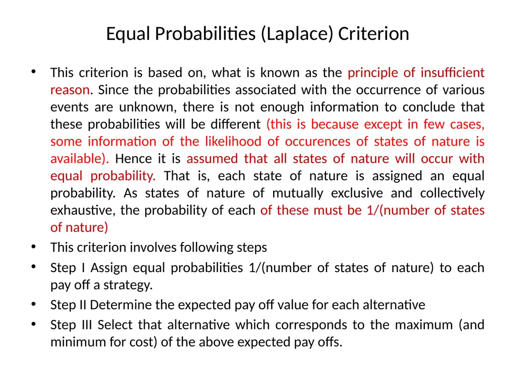 UNIT IV Decision Making by: Dr. Pravin Kumar - slide 17 of 65