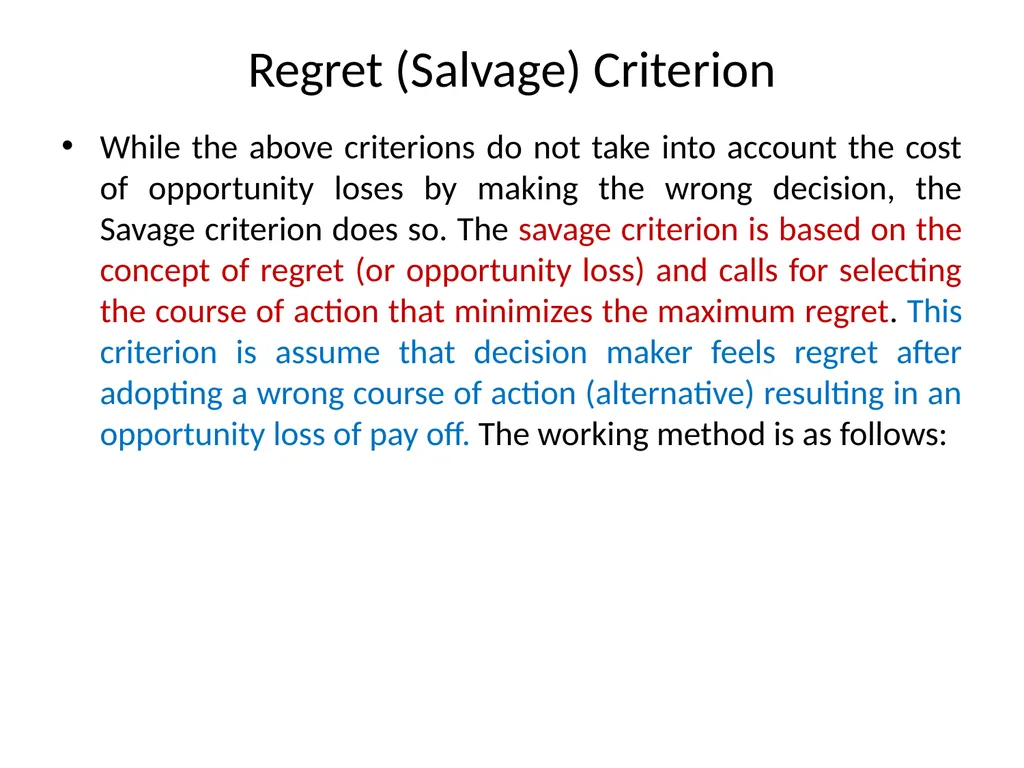 UNIT IV Decision Making by: Dr. Pravin Kumar - slide 21 of 65