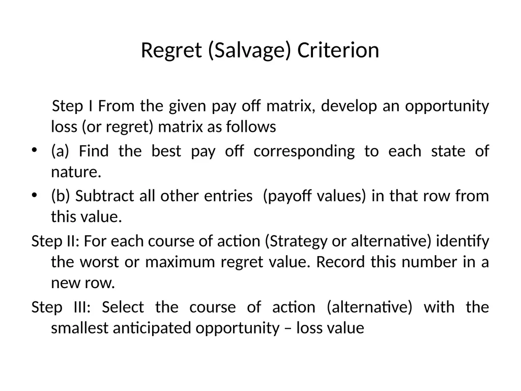UNIT IV Decision Making by: Dr. Pravin Kumar - slide 22 of 65