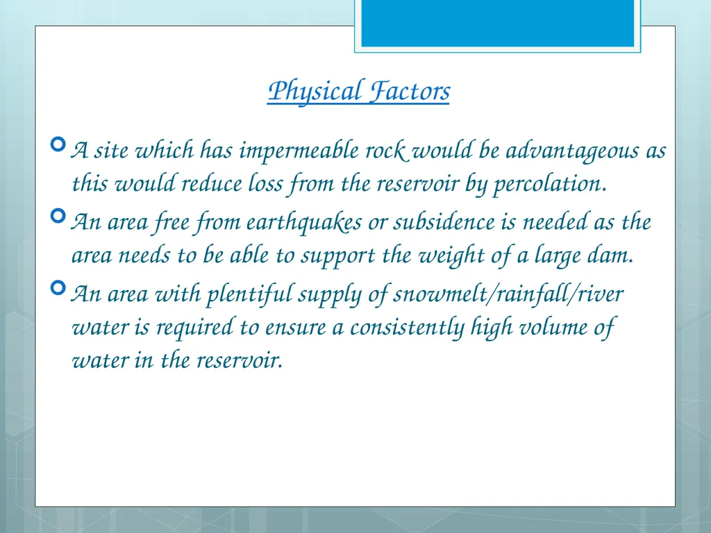 River Basin Management Higher Geography Structure - slide 9 of 14