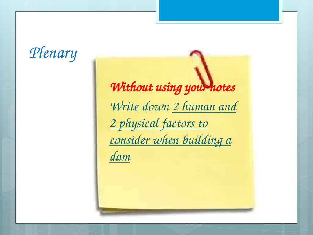 River Basin Management Higher Geography Structure - slide 14 of 14