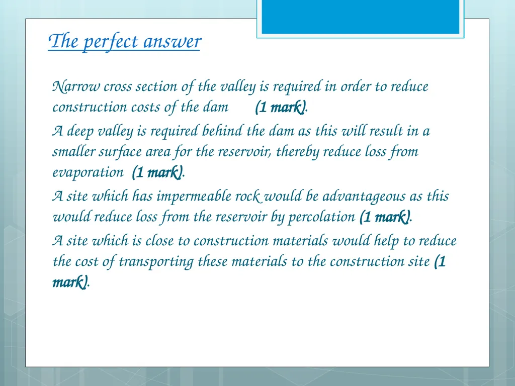River Basin Management Higher Geography Structure - slide 11 of 14